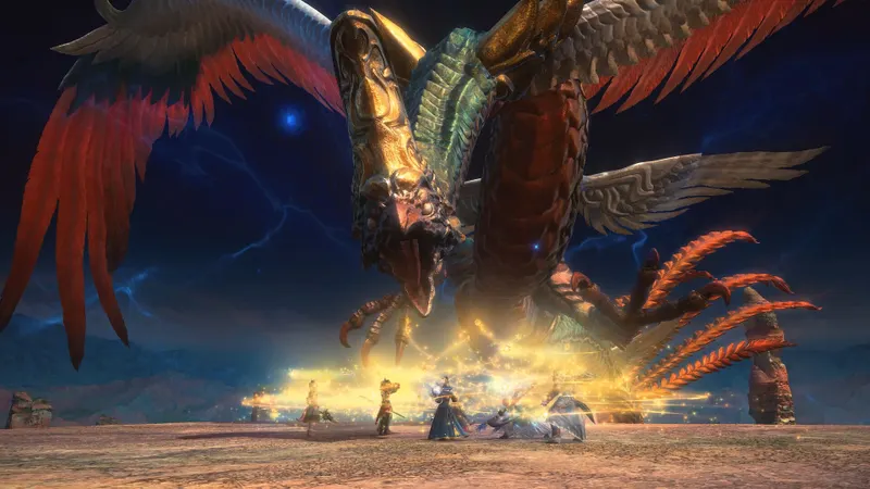 Capture officielle de Final Fantasy XIV montrant le contexte de gameplay pour l'étape 5 du guide joueur