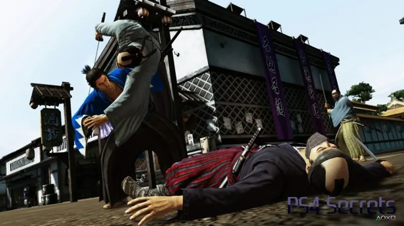 Des images de Yakuza Ishin sur ps4