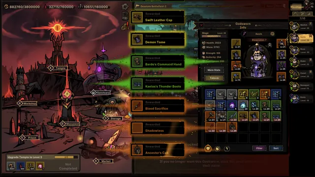 Path of Idle : Old Gods Rising, visuel officiel du RPG idle
