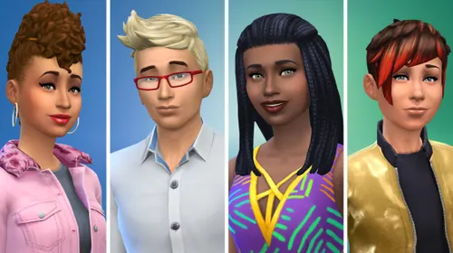 Visuel officiel des Sims 4 associé aux plateformes et aux limites du crossplay