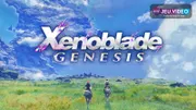 Logo de Xenoblade Genesis au-dessus d’une grande plaine vue dans le reveal Nintendo Switch 2