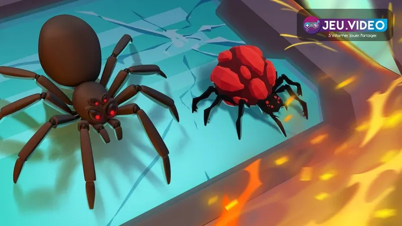Artwork officiel de Kill It With Fire 2 montrant trois araignées encerclées par le feu pour présenter le guide débutant