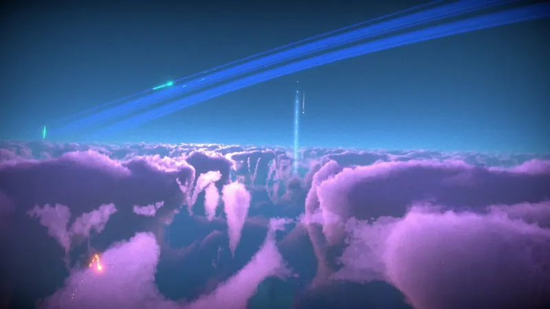 Planète gazeuse dans Exo One