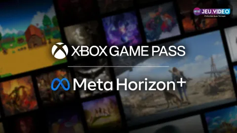 Xbox Game Pass et Meta Horizon+ dans le visuel officiel de l’annonce