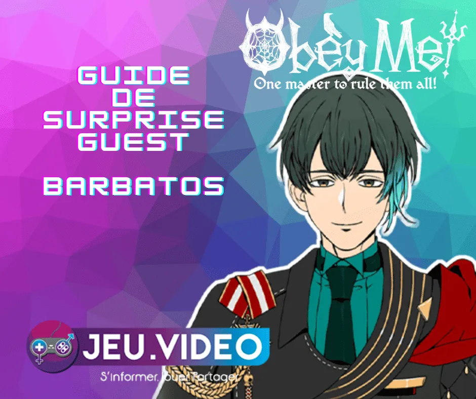 Obey Me Shall we Date Guide Barbatos