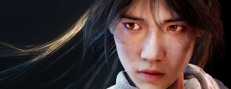 Portrait rapproché de Nezha dans Genigods Nezha pour identifier la protagoniste Spirit Pearl avant de préparer la prise en main