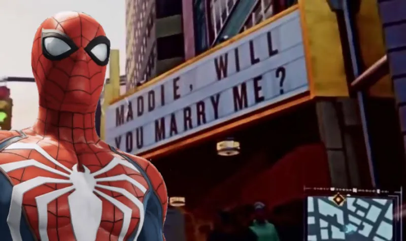 Spider-Man Easter Eggs - Maddie will you marry me