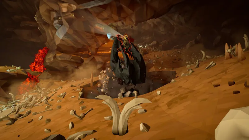 Capture officielle de Deep Rock Galactic montrant le contexte de gameplay pour l'étape 4 du guide joueur