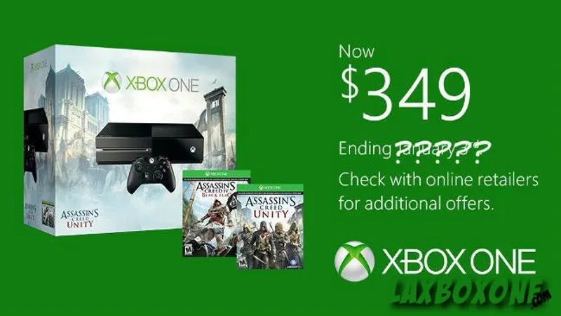 La Xbox One à 349$ maintenue pour une durée indéterminée