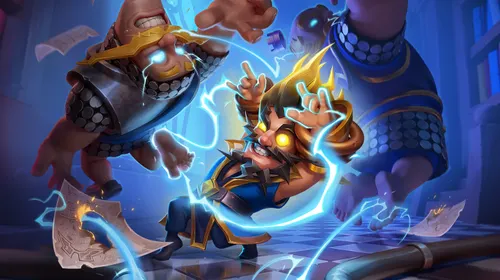 Clash Royale saison Shocktober : visuel officiel consacré au Hero Electro Wizard