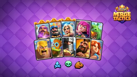 Merge Tactics saison 11 : visuel héroïque des changements d’équilibrage