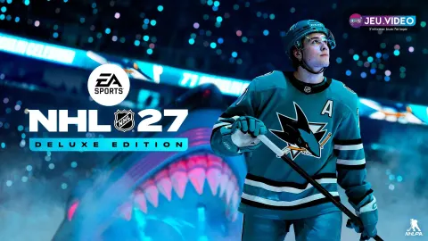 NHL 27 trailer avec Macklin Celebrini sur le visuel officiel du jeu