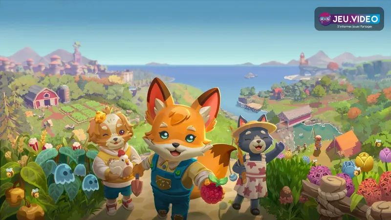Everbloom trailer avec le visuel officiel du farming sim annoncé sur Switch 2
