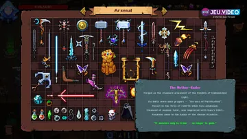 Capture officielle Steam de Soulforge Lost Path pendant une expédition en pixel art