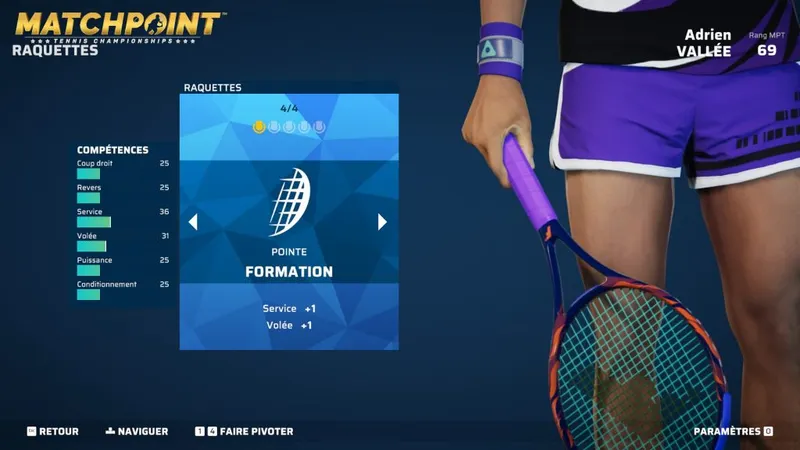 Matchpoint - Tennis Championship raquette