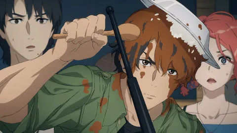 DARK MACHINE diffusion japonaise avec des personnages dans le visuel de l’anime