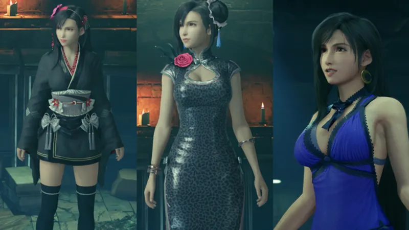 Final Fantasy VII Remake - robes - Tifa - rpgsite.net