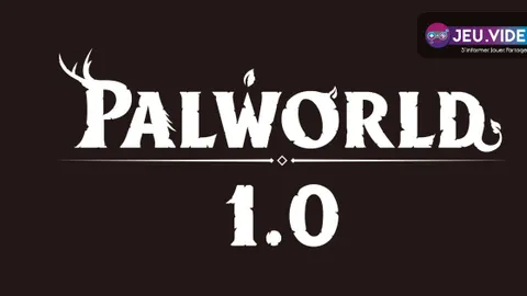 Visuel officiel Palworld 1.0 annonçant l arrivée en 2026 avec Chillet et Cattiva, lié à la date de sortie de la version finale