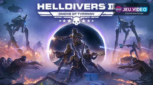 Escouade Helldivers avançant dans une zone de guerre extraterrestre, illustrant la coordination des rôles et des stratagèmes