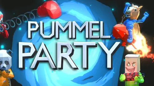 Visuel officiel de Pummel Party utilisé pour présenter le guide sur le jeu entre plateformes