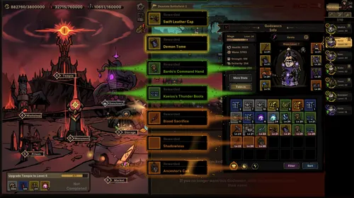 Path of Idle : Old Gods Rising, visuel officiel du RPG idle