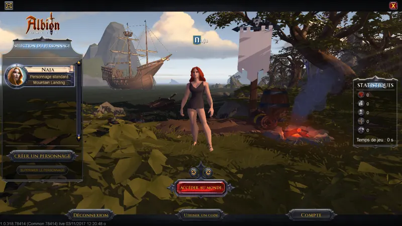 Albion Online personnage