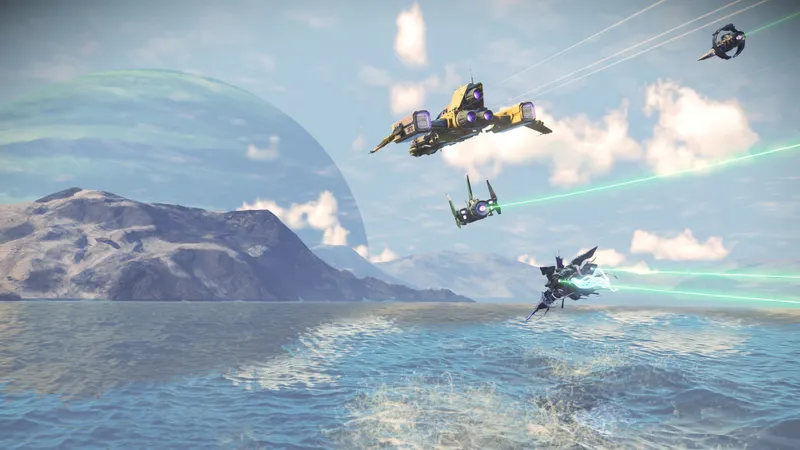 Capture officielle de No Man's Sky montrant le contexte de gameplay pour l'étape 5 du guide joueur