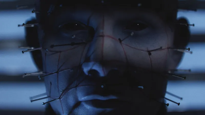 Clive Barker’s Hellraiser Revival montrant une scène horrifique officielle sur PS5