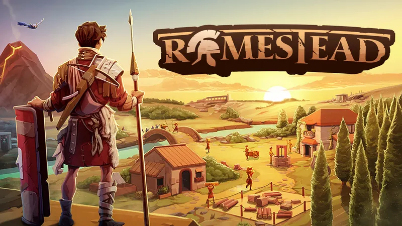 Romestead met en avant son logo et son univers de survie coop sur PC
