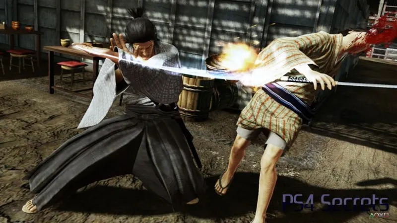 Des images de Yakuza Ishin sur ps4