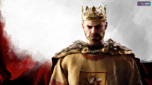 Roi couronné de Crusader Kings III représentant la dynastie à préserver pendant la succession