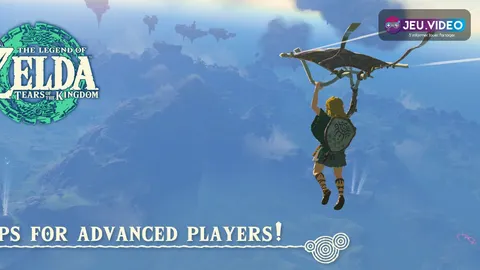 Link explorant les îles célestes et les Profondeurs de Hyrule dans Zelda Tears of the Kingdom