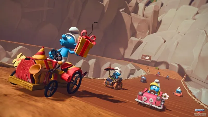 Une alternative à Mario Kart? Pour le coup, c'est schtroumpfement Kart !