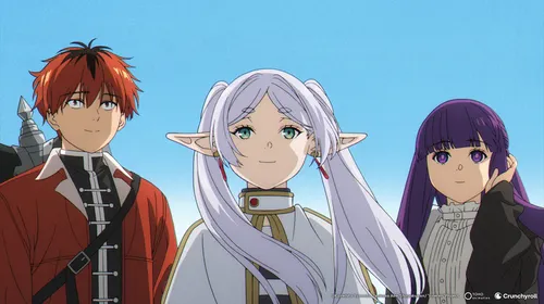 Frieren et ses compagnons dans le visuel officiel de la saison 2