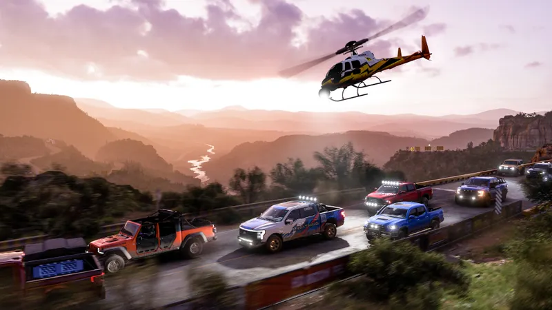 Capture officielle de Forza Horizon 5 Rally Adventure montrant le contexte de gameplay pour l'étape 4 du guide joueur
