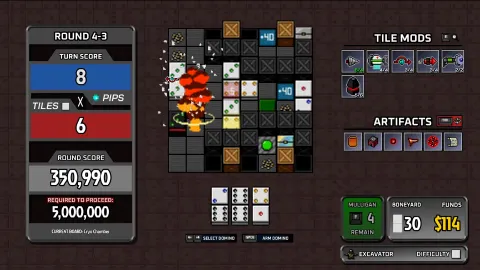 Dominocalypse, aperçu officiel du puzzle de dominos