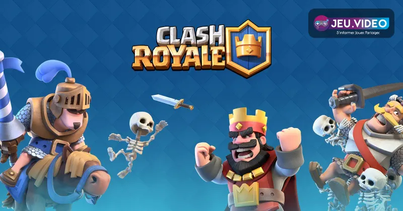 Clash Royale: imagen oficial de jugabilidad que ilustra la información de los jugadores de la sección 1