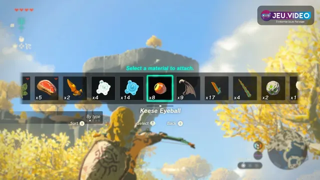 Link sur une île céleste de Zelda Tears of the Kingdom, image officielle pour un guide sur les armes et fusions à préparer tôt