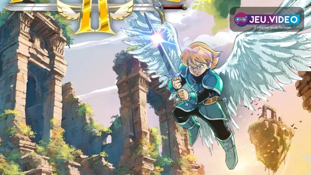 Aggelos 2 date de sortie avec le héros ailé et le logo officiel