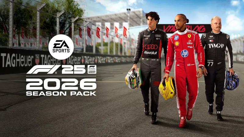 Image du trailer officiel du Pack Saison 2026 de F1 25