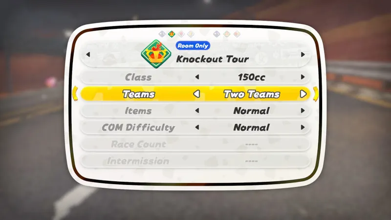 Competitors grouped before a Knockout Tour checkpoint