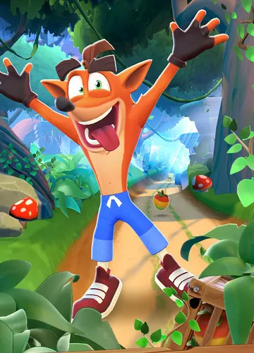 Crash Bandicoot: On The Run! — jaquette du jeu