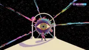 Enter the Chronosphere sortie Steam avec portail spatial et héros face à une chronosphère