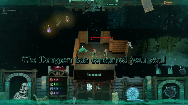 The Dungeon Of Horror présente un environnement médiéval inquiétant