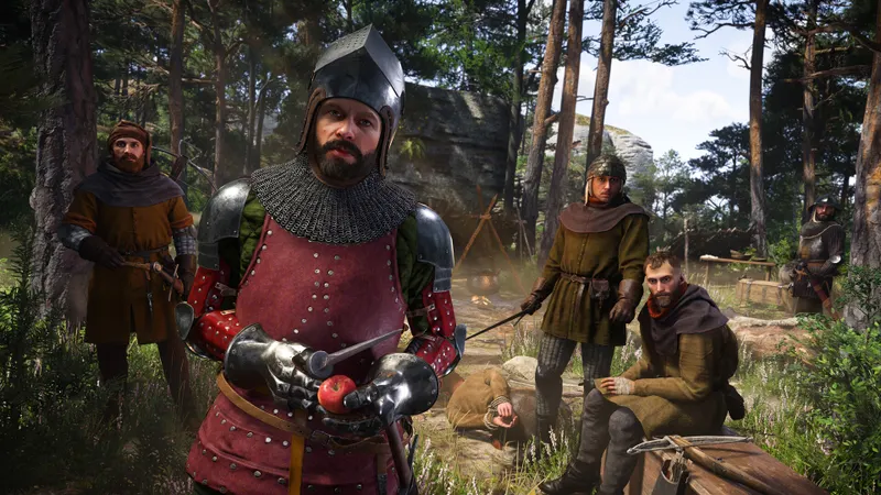 Capture officielle de Kingdom Come : Deliverance II montrant le contexte de gameplay pour l'étape 4 du guide joueur