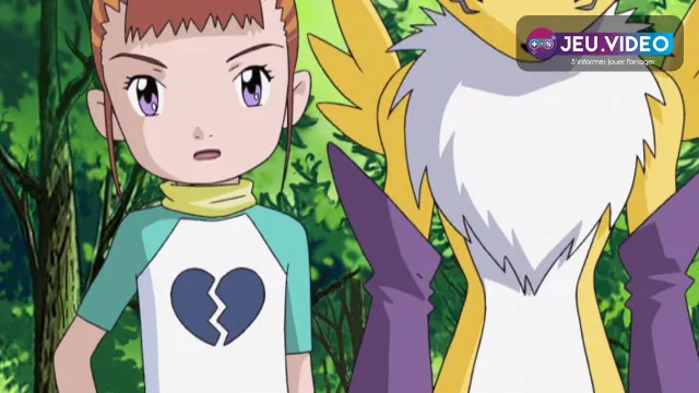 Rika Nonaka et Renamon sur le visuel officiel des 25 ans de Digimon Tamers