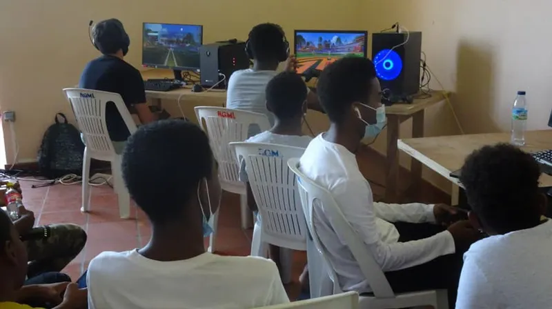 Session de compétition à la Rocket League Festival