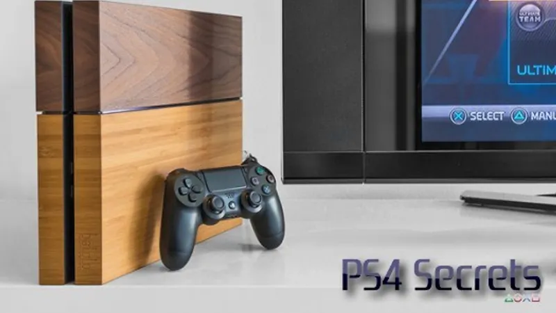 Customiser sa Playstation 4 en bois