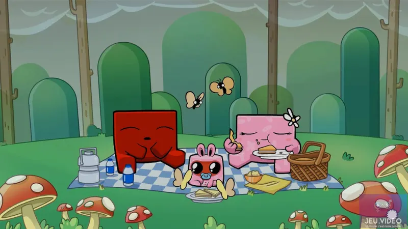 Test Super Meat Boy Forever - scénario