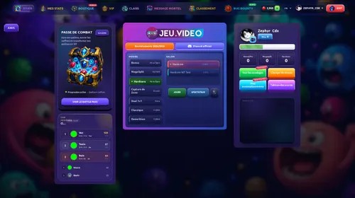 AGARIO sur JEU.VIDEO : lobby HD de la nouvelle version sur PC